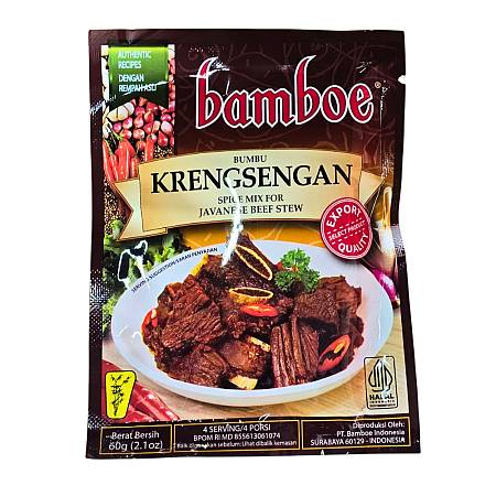 BAMBOE BUMBU INSTAN KRENGSENGAN (60gr x24pcs) x8box