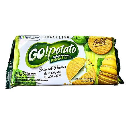 BRIO GOPOTATO BISCUIT ORIGINAL FLAVOUR (56gr x48pcs)