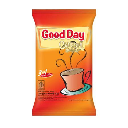 GOOD DAY CARAMEL MACHIATO COFFEE (20gr x10pcs x25bag)