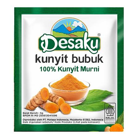 DESAKU KUNYIT BUBUK sachet (5gr x24pcs) x18pack
