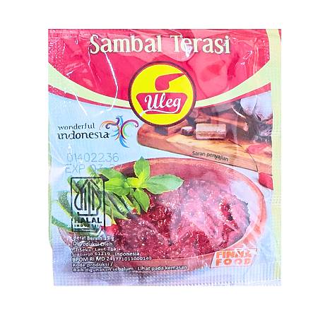 FINNA ULEG SAMBAL TERASI sachet (17gr x10pcs x10pack)