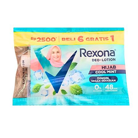 REXONA DEO LOTION HIJAB COOL MINT (9gr x12pcs) x12pack