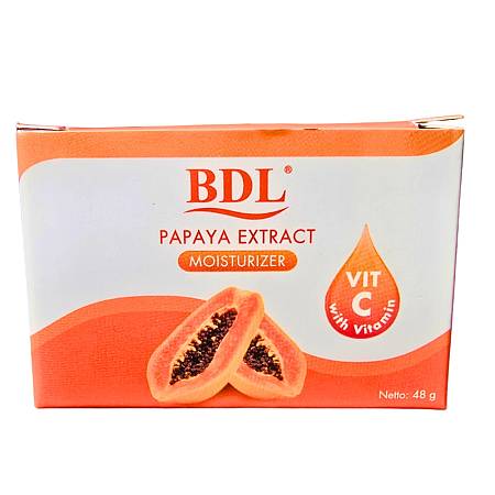 BDL PAPAYA EXTRACT MOISTURIZER DAY CREAM WITH VITAMIN C 48gr x48pcs