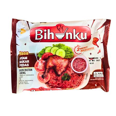 FKSFOOD BIHUNKU GORENG AYAM BAKAR PEDAS (55gr x40pcs)