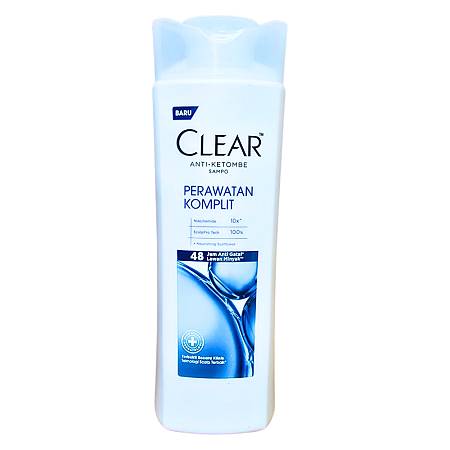 CLEAR SHAMPOO ANTI KETOMBE PERAWATAN KOMPLIT (160ml x6pcs) x6pack