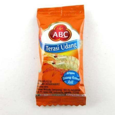 ABC TERASI UDANG sachet (3.8gr x20pcs x24pack)