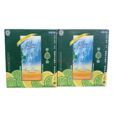 ADEM SARI SERBUK PANAS DALAM box (7gr x5sc x12) x8pack