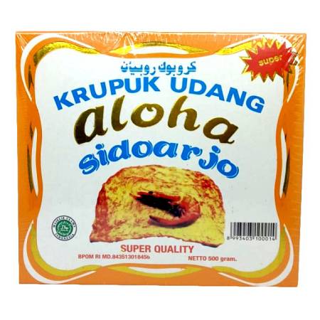ALOHA SIDOARJO KERUPUK ORANGE SUPER QUALITY (500gr x24pcs)