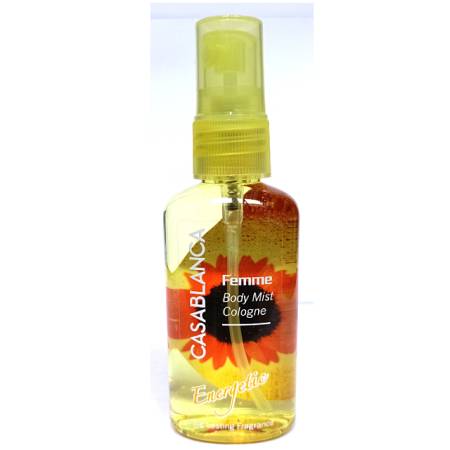CASABLANCA BODY MIST COLOGNE YELLOW ENERGETIC (50ml x12) x6pack
