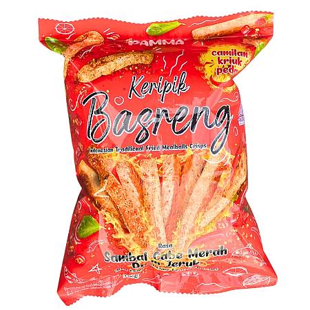 PAMMA BASRENG SAMBAL CABE MERAH (60gr x12pcs x2pack)