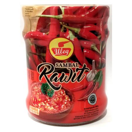 FINNA ULEG SAMBAL RAWIT jar (180gr x12pcs)