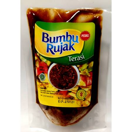 H.S.A BUMBU RUJAK MANIS TERASI PEDAS 300gr x40pcs