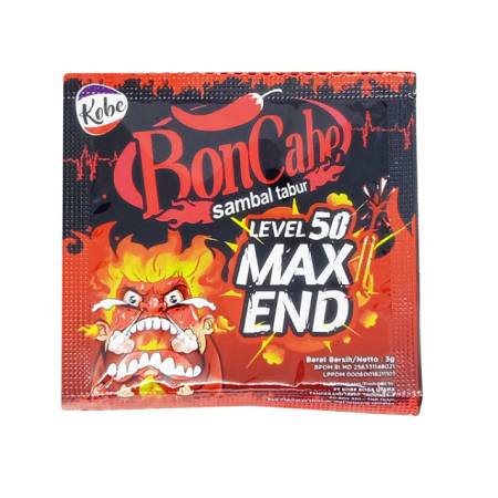 KOBE BON CABE SAMBAL TABUR MAX END LEVEL 50 sachet (2.5gr x12 x2) x10pack