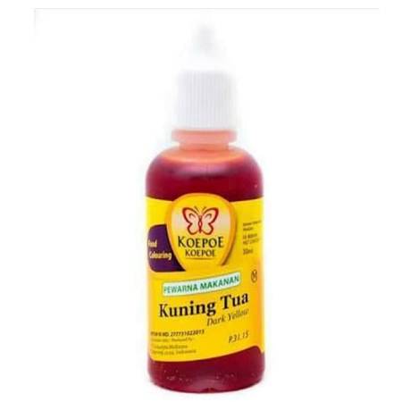 KOEPOE KOEPOE PEWARNA KUNING TUA (30ml x6pcs) x24pack