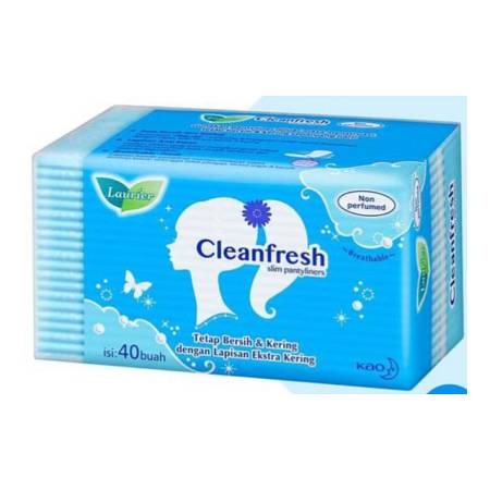 LAURIER CLEAN FRESH PANTYLINERS NON PERFUMED 40pads x42pcs