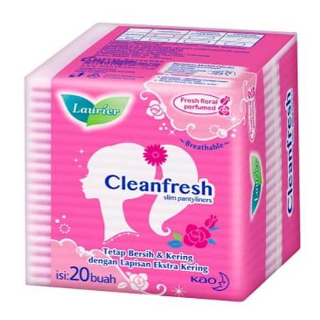 LAURIER CLEAN FRESH PANTYLINERS PERFUMED 20pads x84pcs