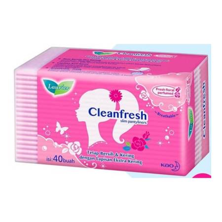 LAURIER CLEAN FRESH PANTYLINERS PERFUMED 40pads x42pcs