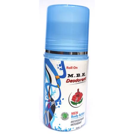 MBK DEODORANT ROLL ON MEN BODY ACTION BLUE 40ml x12pcs x4box