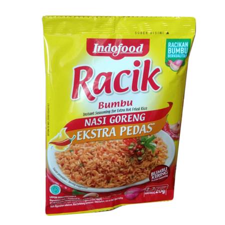 INDOFOOD RACIK BUMBU NASI GORENG EXTRA PEDAS (20gr x10pcs) x20pack