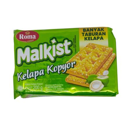 ROMA MALKIST KELAPA KOPYOR (200gr x6pcs x6pack)