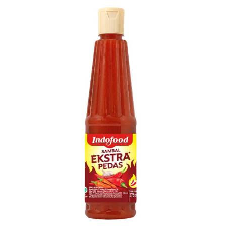 INDOFOOD SAMBAL EXTRA PEDAS pet (275ml x24pcs)