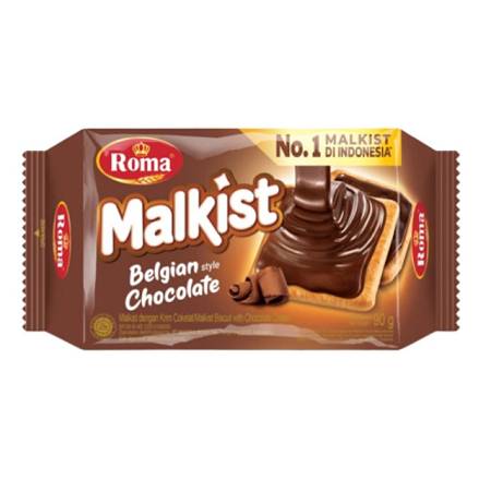 ROMA MALKIST BELGIAN STYLE CHOCOLATE (90gr x6pcs x5pack)