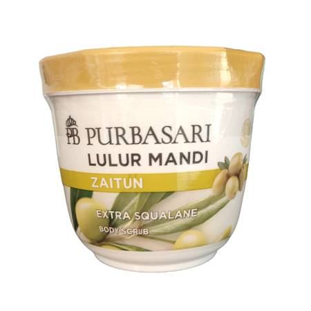 PURBASARI BODY SCRUB ZAITUN EXTRA SQUALANE 200gr x24pcs