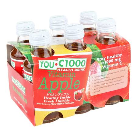YOU-C 1000 pack VITAMIN APPLE beling (140ml x6pcs x5pack)