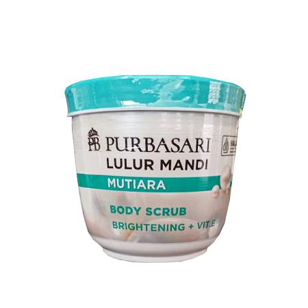 PURBASARI BODY SCRUB MUTIARA BRIGHTENING + VIT.E 200gr x24pcs