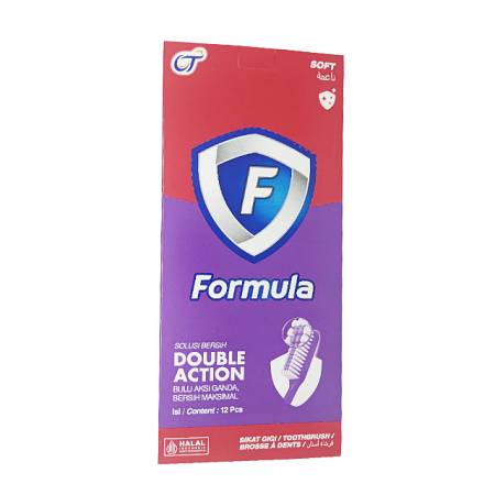 FORMULA SIKAT GIGI DOUBLE ACTION 12pcs x6box