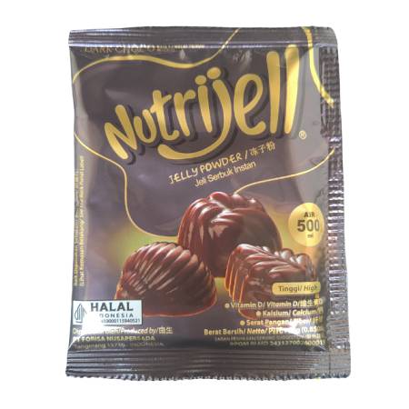 NUTRIJELL JELLY POWDER DARK CHOCO (24gr x12pcs) x12box