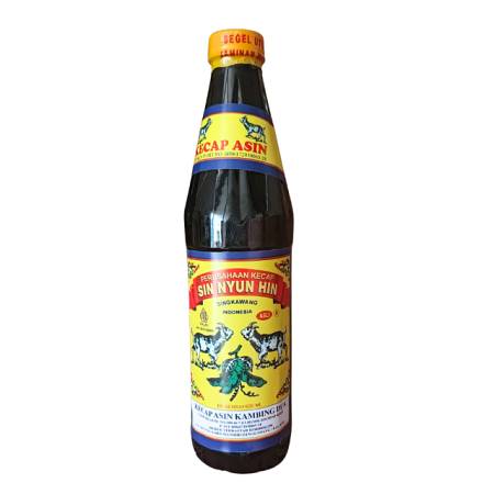 SIN NYUN HIN KECAP ASIN DUA KAMBING pet (620ml x12pcs)