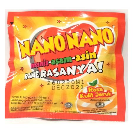 NANO NANO KULIT JERUK sachet (12.5gr x30pcs) x10box