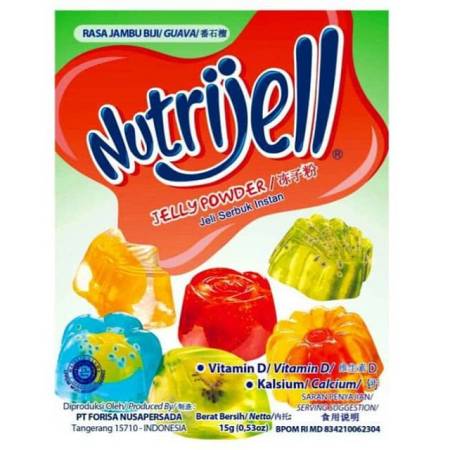 NUTRIJELL JELLY POWDER JAMBU BIJI (15gr x12pcs) x12box