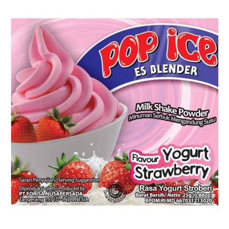 POP ICE YOGURT STRAWBERRY (23gr x50pcs) x5pack