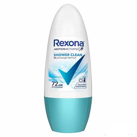 REXONA WOMEN ROLL ON MOTION ACTIVATED-TM SHOWER CLEAN (45ml x6pcs) x4pack