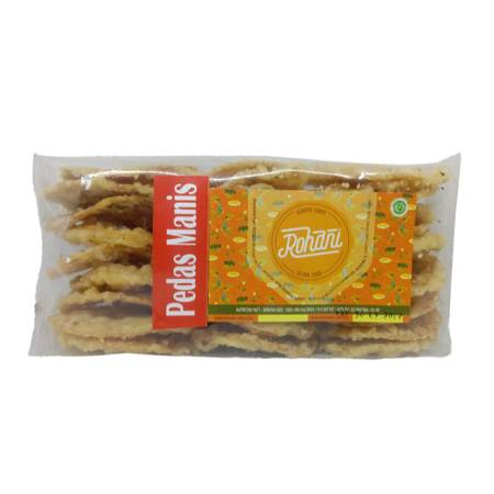ROHANI KERIPIK TEMPE PEDAS MANIS (165gr x18pcs)