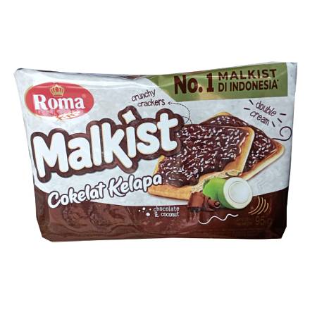 ROMA MALKIST COKELAT KELAPA (95gr x30pcs)