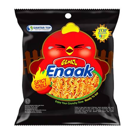 SIANTAR TOP GEMEZ ENAAK SPICY CHILI (26gr x3pcs x20pack)