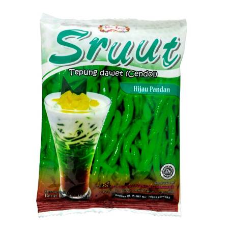 SRUUT TEPUNG DAWET HIJAU PANDAN (100gr x24pcs) x6box