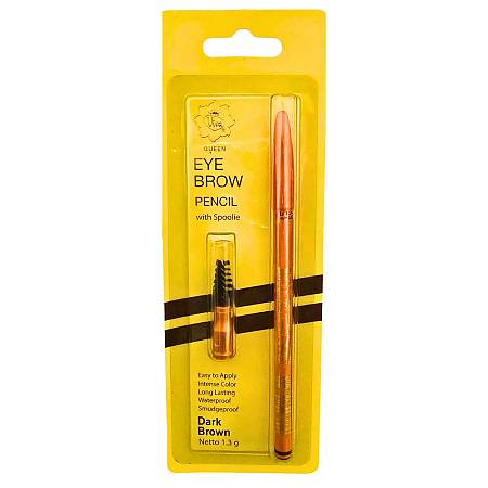 VIVA QUEEN EYEBROWS PENSIL DARK BROWN 1.3gr x12pcs x12box