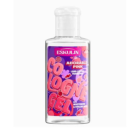 ESKULIN COLOGNE GEL ADORABLE PINK (100ml x3pcs) x12pack